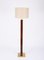 Mid-Century Italian Wood and Steel Floor Lamp from Zonca Voghera, 1980s 6