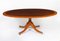 20th Century Dining Table by William Tillman & Chairs, Set of 9 3