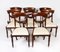 20th Century Dining Table by William Tillman & Chairs, Set of 9 14