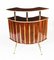 20th Century Cocktail Drinks Bar Cabinet and Stools, Set of 3 5