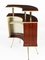 20th Century Cocktail Drinks Bar Cabinet and Stools, Set of 3 7