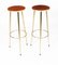 20th Century Cocktail Drinks Bar Cabinet and Stools, Set of 3 17