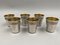 Silver Minerva Liqueur Tumblers from Artault Cb Barrier Charles, Set of 7 2