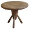 Danish Modern Oak Round Side Table in the style of Otto Færge, 1950s, Image 1