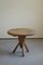 Danish Modern Oak Round Side Table in the style of Otto Færge, 1950s, Image 10