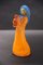 Girl Carrying Jug Figurine in Glass by Miloslav Janků for Železný Brod Glassworks 1