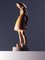 Hand Carved Peasant Girl Figurine, 1930s 1