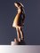 Hand Carved Peasant Girl Figurine, 1930s, Image 1