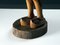 Hand Carved Peasant Girl Figurine, 1930s, Image 5