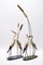 Wood & Metal Decoration Stork, Image 1