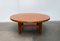 Grande Table Basse Brutaliste Mid-Century en Teck Massif, 1960s 1