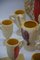 Servicio de cerámica esmaltada de Vallauris, años 50. Juego de 16, Imagen 8