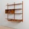 Teak Wall Unit with Floating Desk & Cabinet by Poul Cadovius for Cado, Denmark, 1960s 6