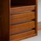 Teak Wall Unit with Floating Desk & Cabinet by Poul Cadovius for Cado, Denmark, 1960s 11