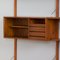 Teak Wall Unit with Floating Desk & Cabinet by Poul Cadovius for Cado, Denmark, 1960s 10