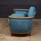 French Art Deco Armchair in Parcel Gilt with Velvet 12