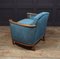 French Art Deco Armchair in Parcel Gilt with Velvet, Image 13