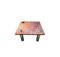 Low Coffee Table with Marble Top and Chromed Steel Legs 6