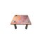 Low Coffee Table with Marble Top and Chromed Steel Legs, Image 6