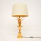 Vintage French Brass Table Lamp, 1960s, Image 1