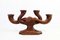 Carved Wood Anthroposophic Candleholder, 1950s 4