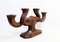 Carved Wood Anthroposophic Candleholder, 1950s 3