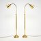 Vintage Brass Floor Lamps, 1970s, Set of 2 1