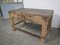 Castagno Wood and Oak Workshop Counter, 1950s 3