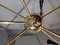 Brass and Black Conetti Sputnik Lamp 3