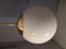 Polished Brass Spherical Lattimo Lampshade 1