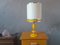 Space Age Yellow Table Lamp 1