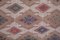 Tapis Kilim Taupe Vintage, Turquie 6