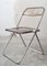 Italian Folding Plia Chairs by Giancarlo Piretti for Castelli, 1960s, Set of 4 1