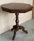 19th Century English Octogonal Pedestal Side Table 3