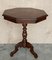 19th Century English Octogonal Pedestal Side Table, Image 1