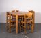 Dining Table and Chairs in the style of Rainer Daumiller, 1970s, Set of 6 7