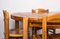 Mesa de comedor y sillas al estilo de Rainer Daumiller, años 70. Juego de 6, Imagen 34