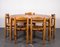 Mesa de comedor y sillas al estilo de Rainer Daumiller, años 70. Juego de 6, Imagen 1