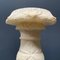 Alabaster Religious Column Carved 7