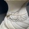 Alabaster Religious Column Carved 24