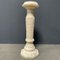 Alabaster Religious Column Carved 27