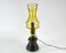 Table Lamp with Colored Glass Lampshade, 1970s, Image 1
