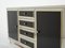 Brass Chrome Black Acrylic Glass Sideboard by Michel Pigneres, 1970s, Image 5
