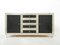 Brass Chrome Black Acrylic Glass Sideboard by Michel Pigneres, 1970s, Image 1
