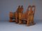 Scandinavian Elm Wood Childrens Rocking Chairs, Set of 2 2