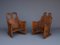 Scandinavian Elm Wood Childrens Rocking Chairs, Set of 2 12