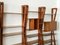 Mid-Century Teak and Brass Wall Units from Isa Bergamo, 1950s, Set of 3, Image 15