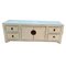 Vintage Side Table with Drawers and Doors, Image 1
