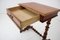 Tavolo da cucito in legno massiccio e legno impiallacciato, 1895, Immagine 6