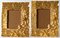 Art Nouveau Gilt Bronze Photo Frames, Set of 2 6